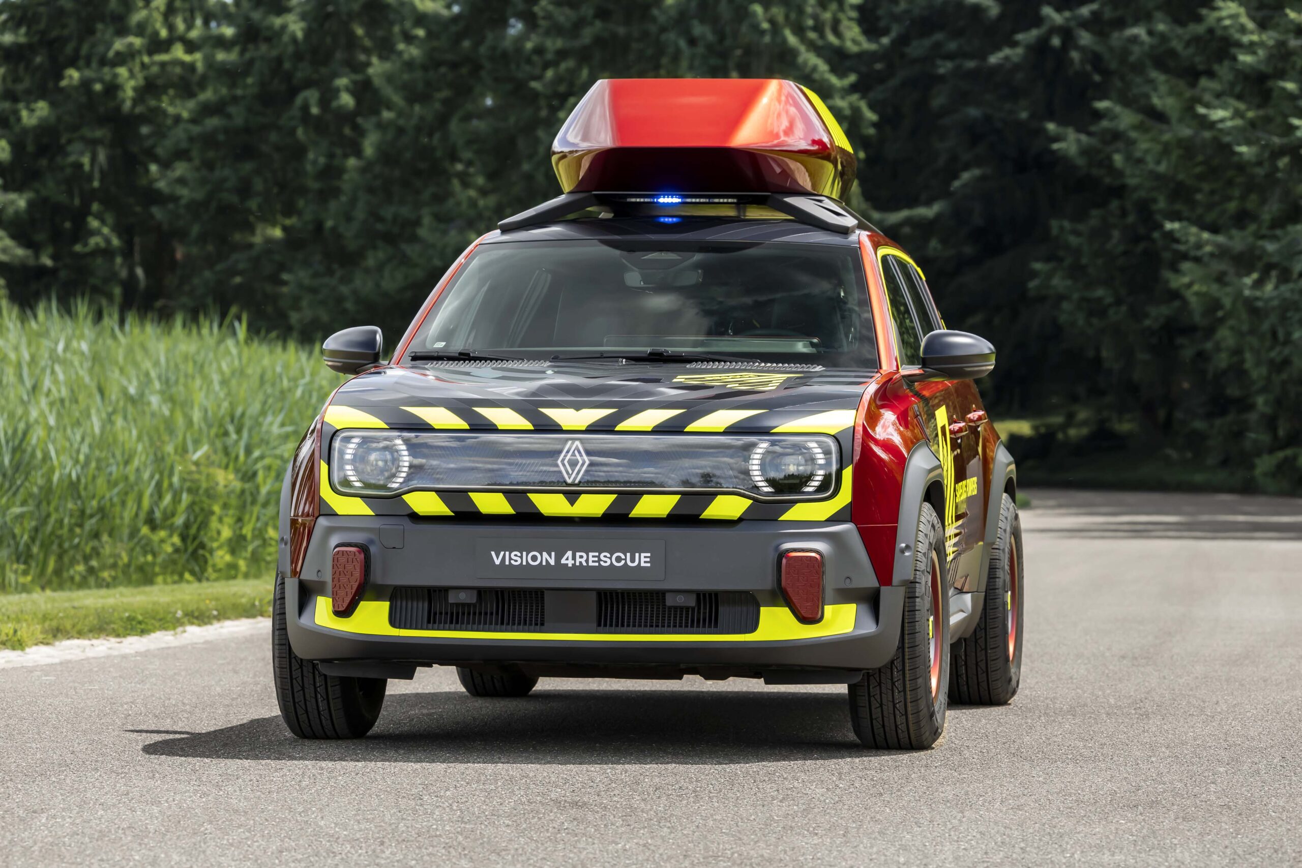 Meet The Renault Vision4Rescue – A Fire Emergency Vehicle Based On Renault 4 E-Tech Electric Renault Vision 4rescue