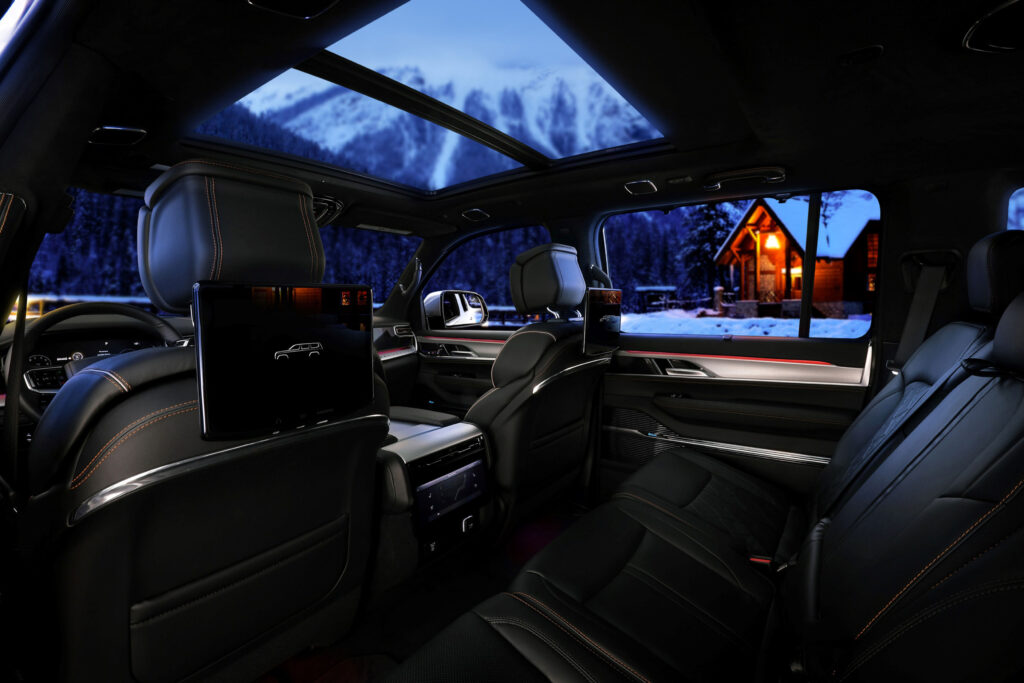 2026 Jeep Grand Wagoneer Rear Seats